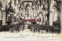 CPA BAUME LES DAMES - DOUBS - L'EGLISE - Baume Les Dames