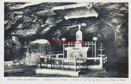 CPA NOTRE DAME DE REMONOT - DOUBS - L'INTERIEUR DE LA GROTTE - Sonstige & Ohne Zuordnung