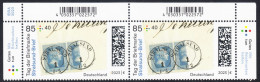 !a! GERMANY 2023 Mi. 3752 MNH Horiz.PAIR From Upper Right & Left Corners - Philatelic Day: Stralsund-Letter - Unused Stamps