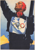JO Jeux Olympiques Olympic Garmisch Partenkirchen 1936 * CPA Illustrateur * J.O. * Sports D'hiver * Germany - Jeux Olympiques
