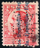 Madrid - Perforado - Edi O 598 - "A.S.A.B" (Banco) - Oblitérés