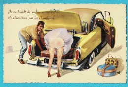 * Fantaisie - Fantasy - Fantasie (Humor - Humour) * (AFKH) N'éblouissez Pas Les Chauffeurs, Oldtimer Car, Voiture - Humour