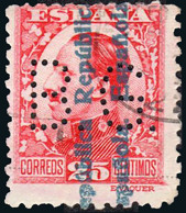 Madrid - Perforado - Edi O 598 - "B.G." (Banco) - Used Stamps