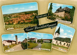 73673064 Niederramstadt Panorama Niederramstaedter Heime Kath Kirche Pfaffenberg - Darmstadt