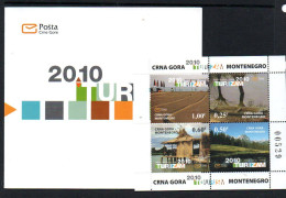 TOURISM - Montenegro - 2010 - Tourism S/sheetlet Booklet Complete  Mint Never Hinged - Other & Unclassified