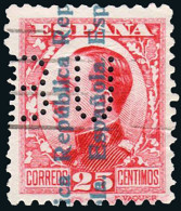 Madrid - Perforado - Edi O 598 - "BU" (Banco) - Usados