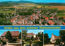 73673040 Marienmuenster Fliegeraufnahme Kump Schloss Voerden Pfarrkirche Voerden - Sonstige & Ohne Zuordnung