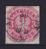Preußen 3 Kreuzer 1867  Mi.-Nr. 24 Gestempelt  - Otros & Sin Clasificación