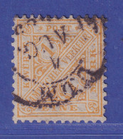Württemberg 1881 Dienstmarke Wertziffern 1 Mark Mi.-Nr. 207 O ULM - Usati