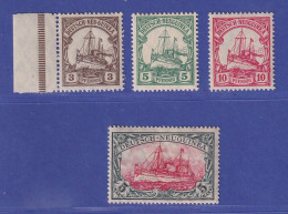 Deutsch-Neuguinea 1914/18  Mi.-Nr. 21-23 Und 24 Postfrisch ** - Nuova Guinea Tedesca