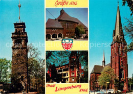 73673022 Langenberg Rheinland Turm Rathaus Kirche Langenberg Rheinland - Velbert