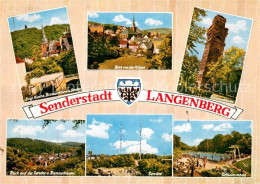 73673021 Langenberg Rheinland Ev Kirche Bismarckturm Blick Von Der Klippe Sender - Velbert