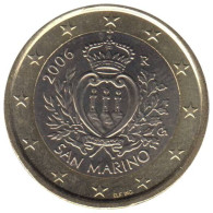 SA10006.1 - SAINT MARIN - 1 Euro - 2006 - San Marino