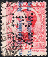 Madrid - Perforado - Edi O 598 - "P.Z." (Maquinaria Eléctrica) - Used Stamps