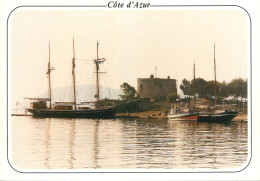 Navigation Sailing Vessels & Boats Themed Postcard Cote D' Azur Port De Balaguier - Segelboote