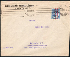 Madrid - Perforado - Edi O 600 - "B.A.T." - Sobre A Alemania - Storia Postale