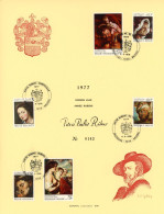 BE   1816 - 1821   ---  Feuillet 1er Jour  --  Propagande Année Rubens --  Echophil Numéroté - Cartas & Documentos