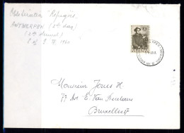 BE   1126   ---  Peu Courant  --   Obl. 1er Jour + 1 --   Enveloppe A5  --  Cachet "Réfugiés" Antwerpen - Covers & Documents