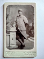 CDV Militaire POILU Tenue Hiver  175 Sur Col - Photo Léon, Grenoble - TBE - War, Military