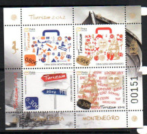 TOURISM - Montenegro - 2012- Tourism S/sheetlet Booklet Complete  Mint Never Hinged - Altri & Non Classificati