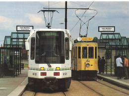 Nantes * Thème Tram Tramway * Deux Générations De Tramways Nantais * Moderne 320 & Motrice 144 * Gare Maritime - Nantes