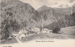 VS255  --  BERISAL  --  ROUTE DU  SIMPLON  --  1905 - Simplon