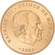 Monnaie, Monaco, Rainier III, 100 Francs, 2003, BE, FDC, Or, Gadoury:MC183 - 1960-2001 Nieuwe Frank