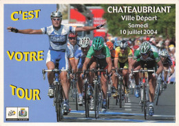 Chateaubriant * Tour De France Cycliste 2004 * étape * Coureurs Cyclistes Vélo * Cycliste - Châteaubriant