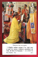 Image Pieuse Ed Propagation De La Foi Cérémonie Dans Une Pagode - Oeuvres Pontificales Missionnaires - Devotion Images