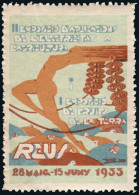 Tarragona - Viñeta - ** S/Cat - 1933 "Reus I Exposición De Fruits De La Terra" - Unused Stamps