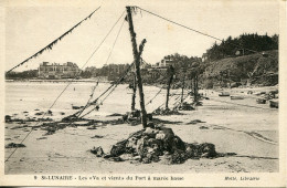 CPA -  SAINT-LUNAIRE - LES "VA ET VIENT" DU PORT A MAREE BASSE (TRES RARE) - Saint-Lunaire