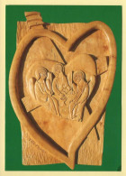 La Trinité - Sculpture Sur Bois (voir Scan Recto/verso) - Vierge Marie & Madones