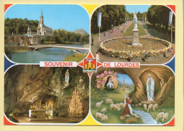 Souvenir De LOURDES – Multivues / Blason (animée) (voir Scan Recto/verso) - Lugares Santos