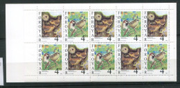 Feroe ** Carnet C348 - Oiseaux - Faroe Islands