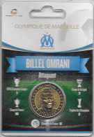 Médaille Touristique Arthus Bertrand AB Sous Encart Football Olympique De Marseille OM  Saison 2011 2012 Omrany - Zonder Datum