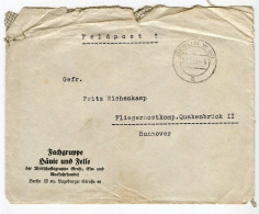 Germany 1939 WWII Feldpost Cover; Berlin To Fliergerhostkomp. Quakenbrück II, Hannover - Fritz Wiehenkamp - Feldpost 2da Guerra Mundial