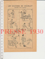 2 Vues 1930 Colette Pattinger Saucisses Charcuterie Chien + Métier Couvreur Travaux église Chute Du Clocher - Unclassified