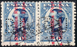 Madrid - Perforado - Edi O 600 Pareja - "BU" (Banco) - Usados