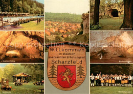 73672576 Scharzfeld Freibad Hoehle Steinkirche Grillplatz Heimatgruppe Wappen Sc - Herzberg