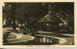 CPA -  LOUVIERS - LE LAC ET LE KIOSQUE (1934) - Louviers