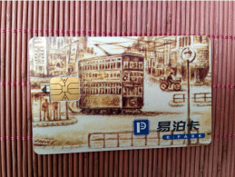 Parking Card China 100 $  2 Photos   Used Rare - Tarjetas De Estacionamiento (PIAF)
