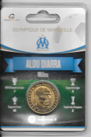 Médaille Touristique Arthus Bertrand AB Sous Encart Football Olympique De Marseille OM  Saison 2011 2012 Diarra - Non Datati