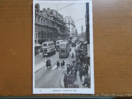 BUS / Birmingham, Corporation Street --> Written - Passenger Cars