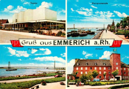 73672524 Emmerich Rhein Theater Rheinpromenade Rheinbruecke Zollamt Emmerich Rhe - Emmerich