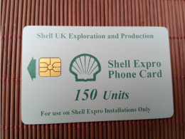 Schell Phonecrd 150 Units Used Rare - [ 2] Oil Drilling Rig