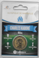 Médaille Touristique Arthus Bertrand AB Sous Encart Football Olympique De Marseille OM  Saison 2011 2012 Kaboré - Ohne Datum