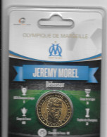 Médaille Touristique Arthus Bertrand AB Sous Encart Football Olympique De Marseille OM  Saison 2011 2012 Morel - Sin Fecha