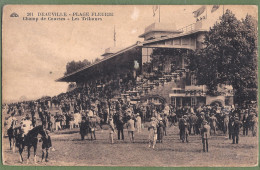 CPA - CALVADOS - DEAUVILLE - CHAMP DE COURSES - LES TRIBUNES - Belle Animation, - Deauville