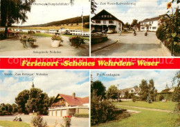 73672396 Wehrden Teilansichten Ferienort An Der Weser Dampfschifffahrt Radwander - Beverungen