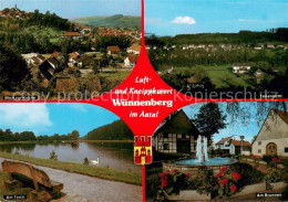 73672394 Wuennenberg Panorama Luftkurort Blick Zur Kirche Ortsmotiv Mit Brunnen  - Bad Wünnenberg